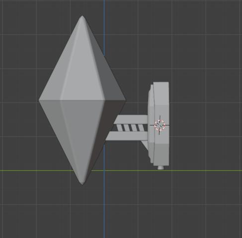 Sims plumbob wall lamp