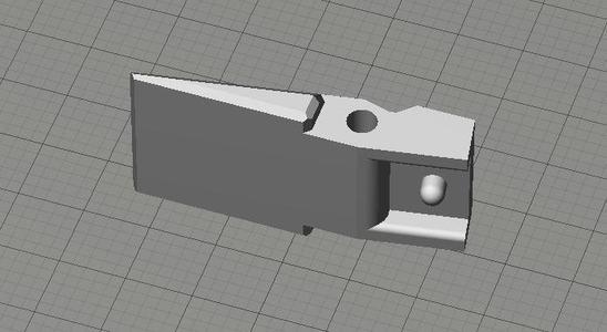 airsoft G36 modified magazine lever/catch longer version