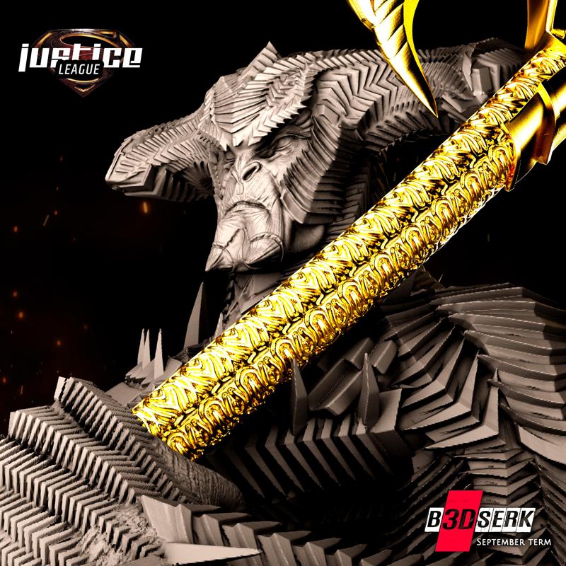 B3DSERK September Term: Steppenwolf Bust 1/4 ready for printing