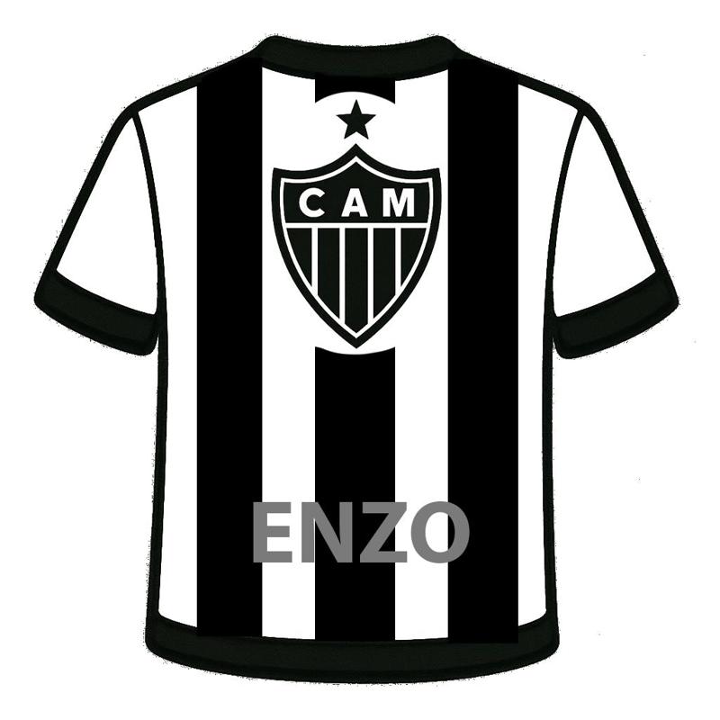Atletico Mineiro Football Team Shirt Customizable Frame Selection