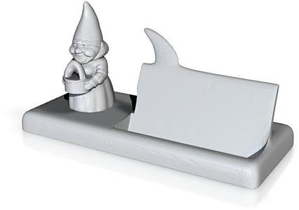 female gnome sayin' business card holder fixed walls printable in anything