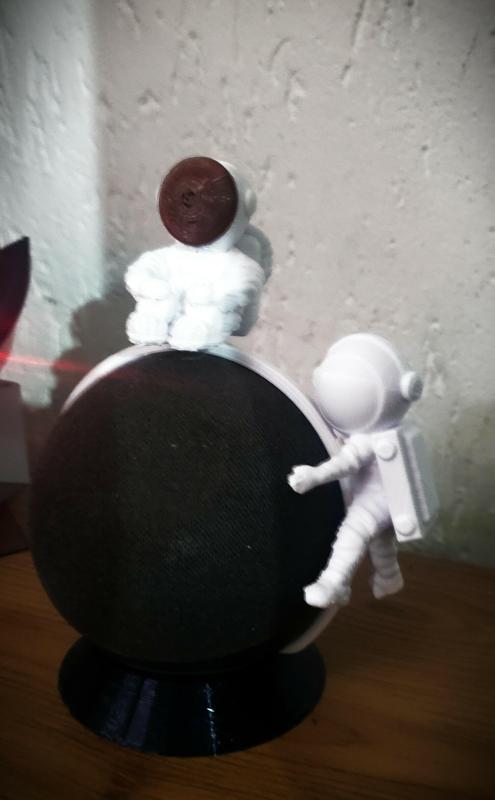 Suporte Alexa Echo Dot 4a e 5a Geração 2 Amigos Astronautas