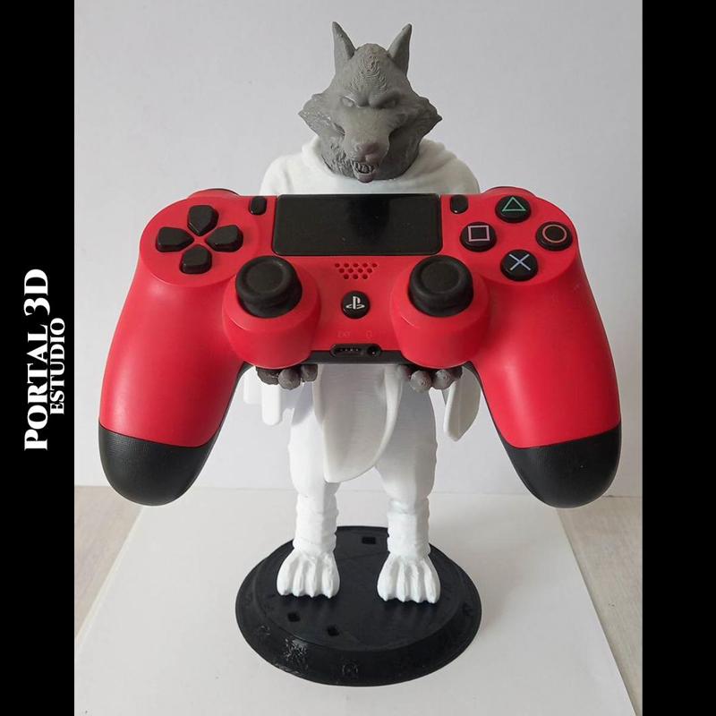Joystick holder Wolf/ PUSS IN BOOTS/ GATO CON BOTAS