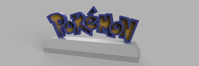 Pokemon Logo Decorative Stand
