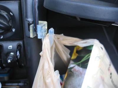 Grocery Bag Hook for Mini Cooper vehicles