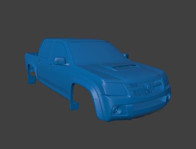 RC BODY 2008 COLORADO CREWCAB 1/10 3D PRINT STL