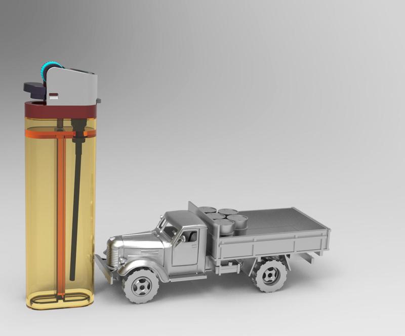 SR-101 Cargo Truck 1:87 Scale Model