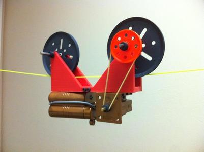 String monorail car thing