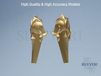 Clorinde Accessories Heels Only for Cosplay (Mini Bundle) - Genshin Impact - Instant Download STL Files for 3D Printing
