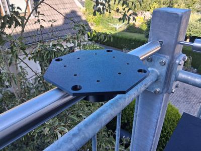 Railing holder Ø42.4 classic bird feeder