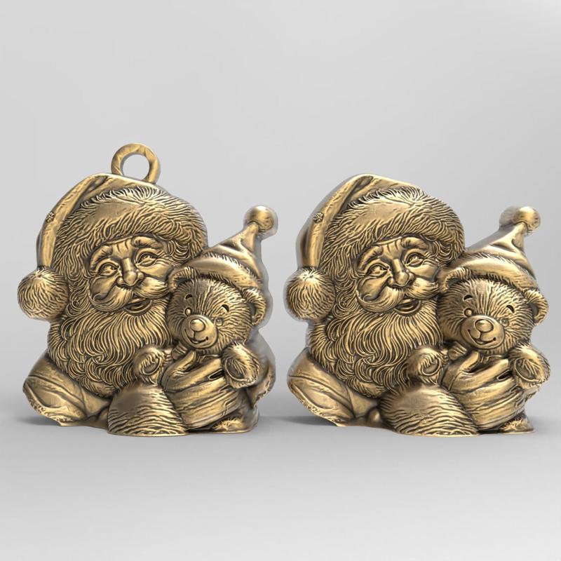 sanda with teddy christmasdecor