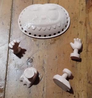 Labubu articulated to assemble amigurumi -plush, crochet, etc-.