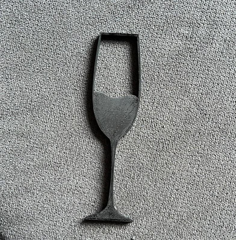 Champagne Flute Wall Decor