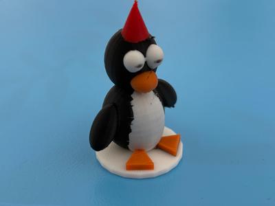 Penguin with Party Hat