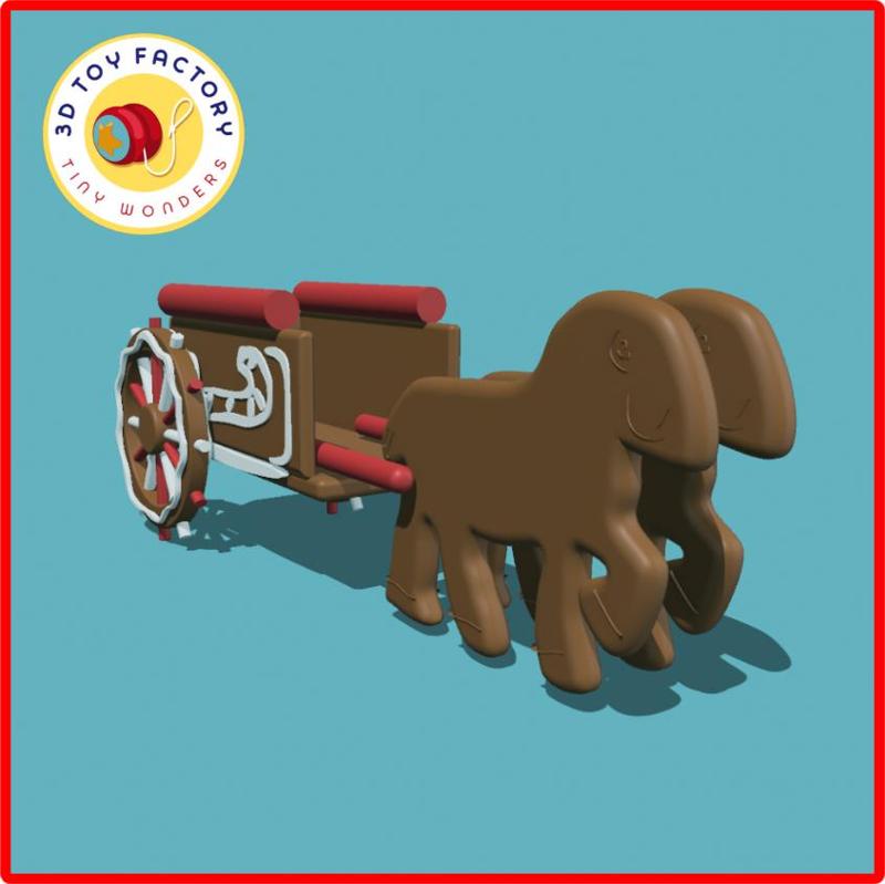 Gingerbread Horse Wagon