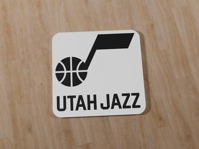 Utah Jazz Square Coaster
