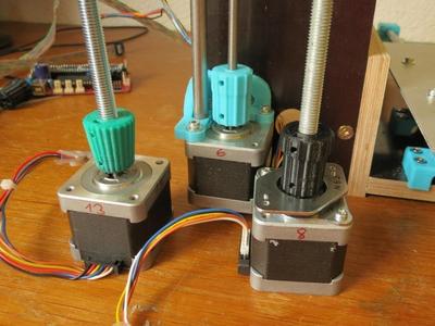 Knurled Coupling for Z-Axis - fully parametrized