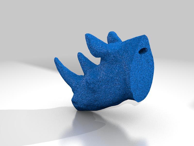 Rhino Head Wall Mount