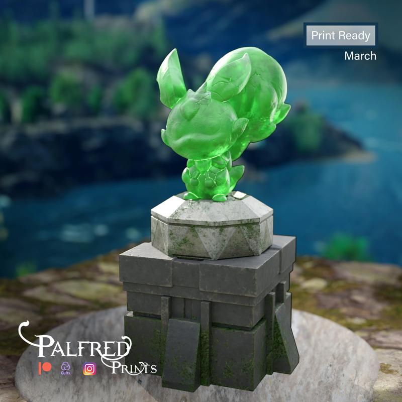 Lifmunk Effigy Palworld fanart