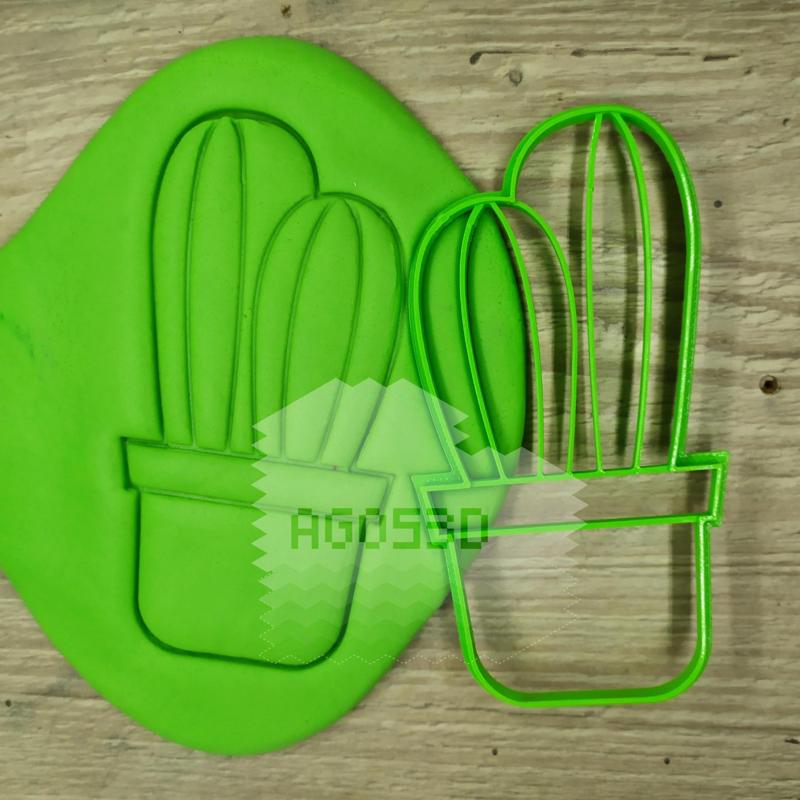 CACTUS - cookie cutter - Mexican party, desert, summer - cut dough and clay - 12cm