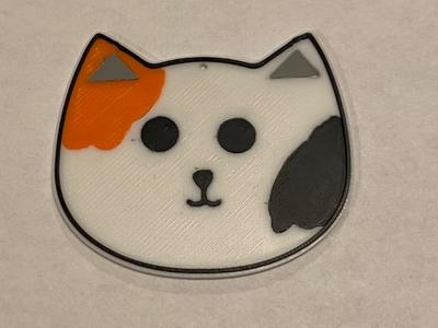 Calico Cat Keychain