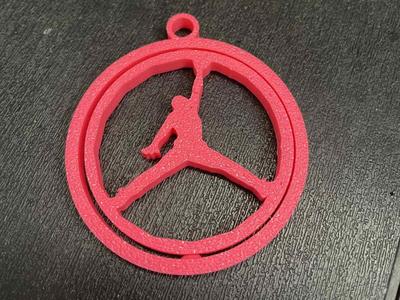 Jordan Logo Spinner Keychain