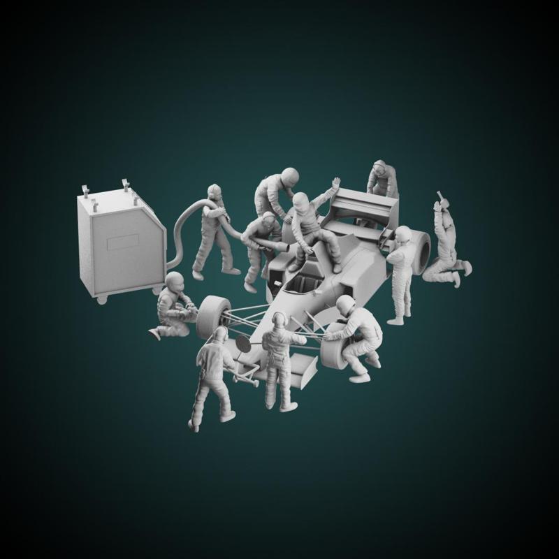 Mechanics + F1 drivers