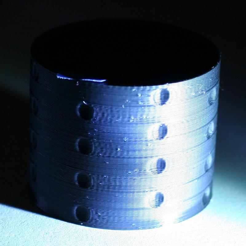 Dimpled cylinder test