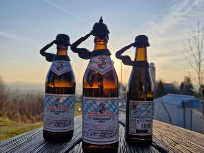 Bottle Spike Helmet Beer / Beer Helmet Pickelhaube