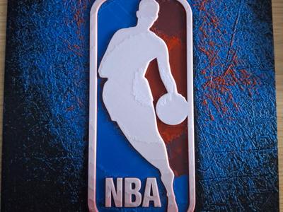 NBA logo Hueforge 200*200