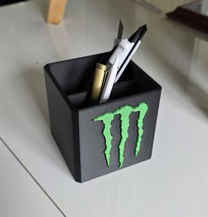 monster energy pencil cup