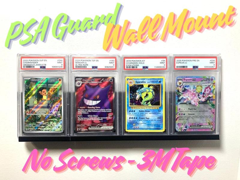 Pokemon PSA Wall Mount Display