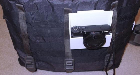 Sony RX100 holster for MOLLE/PALS messenger bags