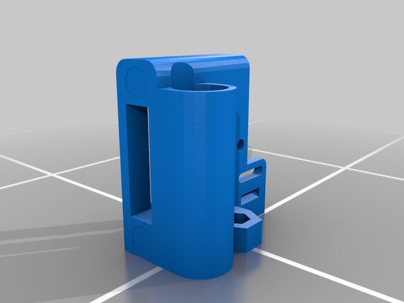 Prusa Mendel i3 rework X-ends modified to avoid hyperstatic mount