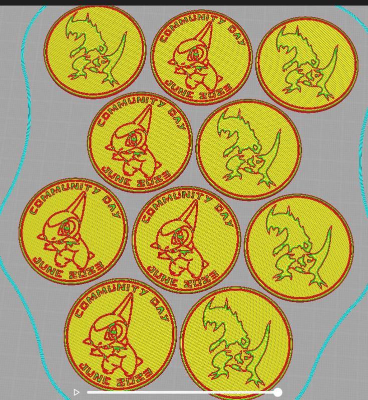 Pokemon Go Community Day #70 coin - Axew