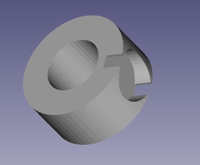 Twitch Block Magnet Ring, 8mm hole