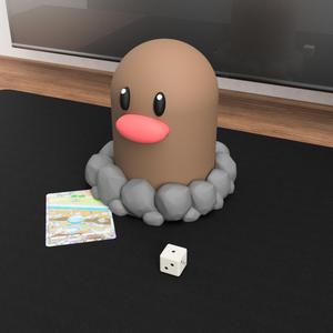 Diglett Deckbox - 3mf - Pokémon TCG