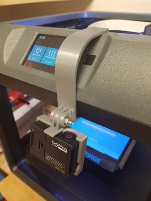 Flashforge Finder GoPro 3/3+ mount