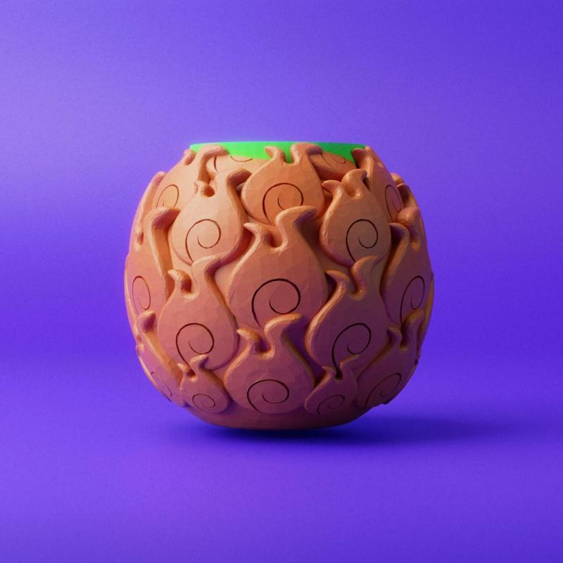 Self-Watering Planter Mera Mera no Mi | PrintaBit