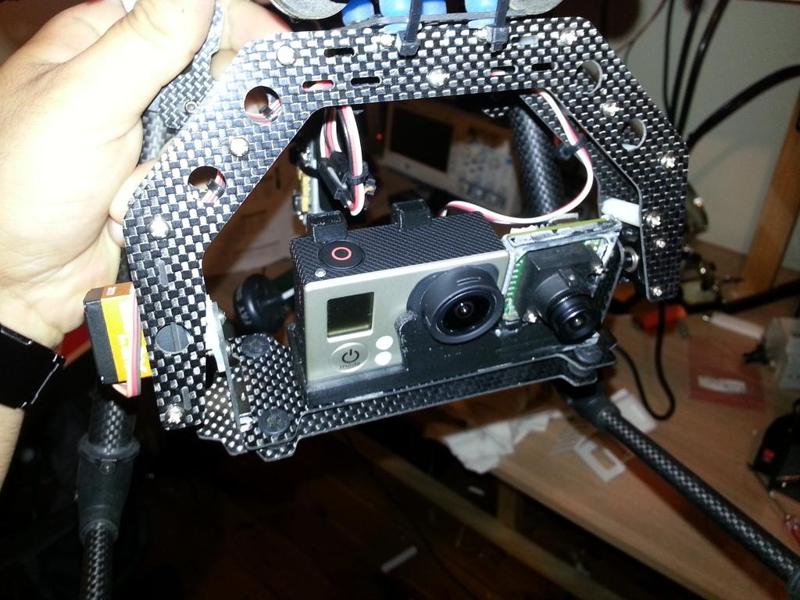 GoPro 3 Snap Lock Mount + CCD Board Mount