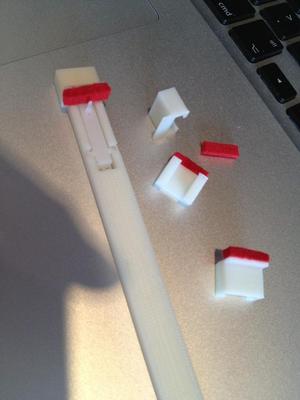 Replacement jacks for a 1970 Goble harpsichord
