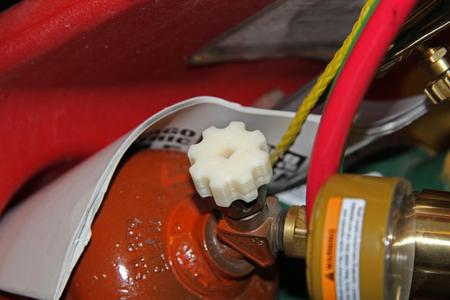 Acetylene Cutting Torch Tank Knob
