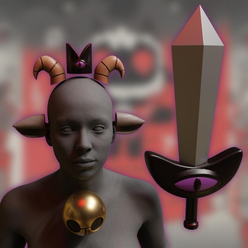 cult of the lamb cosplay Accessory Bundle The Goat