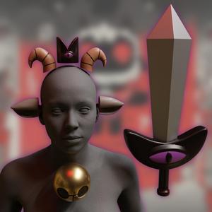 cult of the lamb cosplay Accessory Bundle The Goat