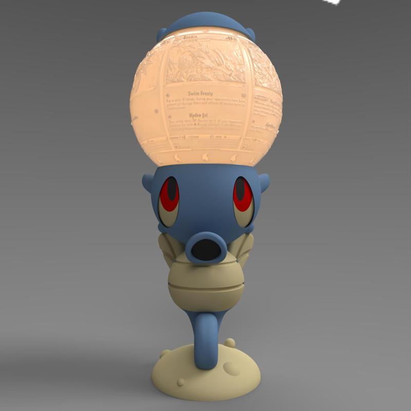 Seeper Pokemon lamp Lithophane MMU