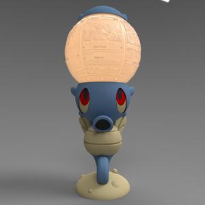 Seeper Pokemon lamp Lithophane MMU