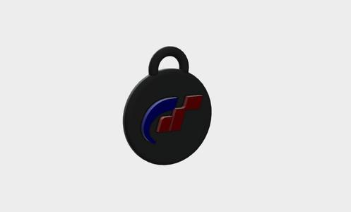 Gran Turismo logo key ring