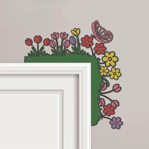 Spring Flowers Door Corner Topper