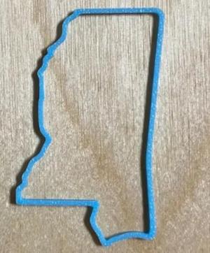 Mississippi state outline