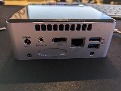 Intel Nuc VGA Port Blankplate Bracket